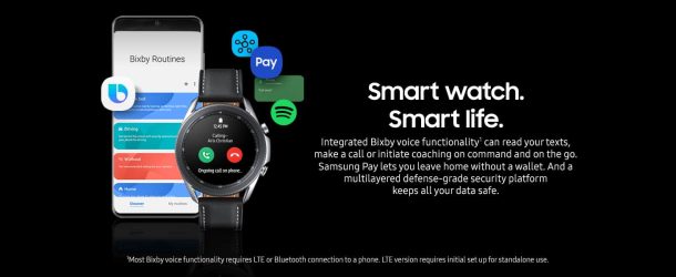 Samsung Galaxy Smart Watch 3 - Mystic Black US Version 2