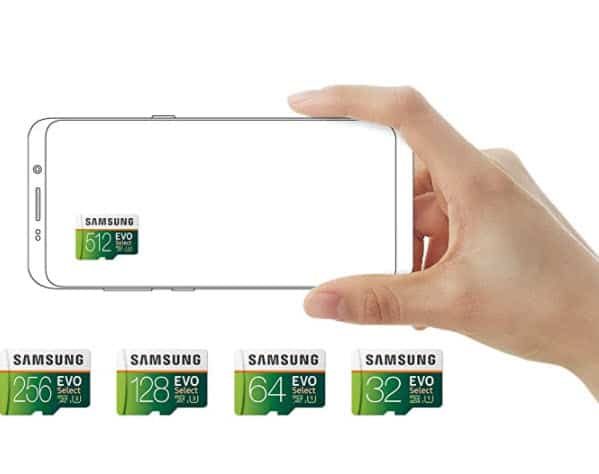 Samsung Evo Select 256gb micro SD card Selection
