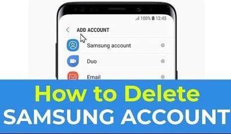 Delete Samsung Account1