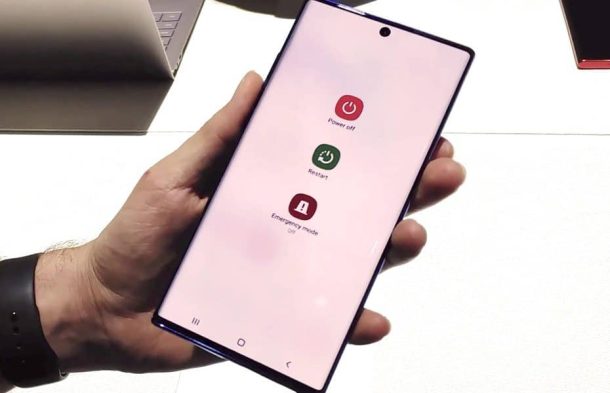turn off restart your galaxy note 10 note 10.1280x600