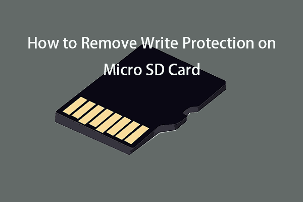 how to remove write protection on micro sd card thumbnail