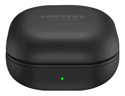 A closed charging case for Samsung earbuds