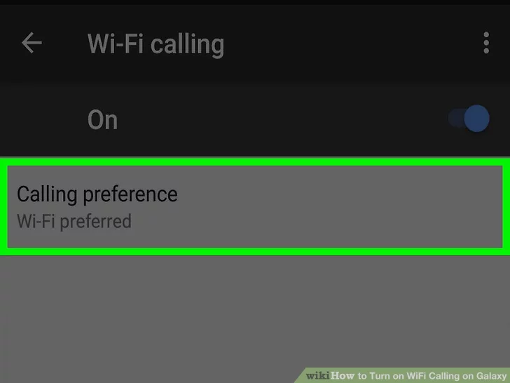 Image titled Turn on WiFi Calling on Galaxy Step 8