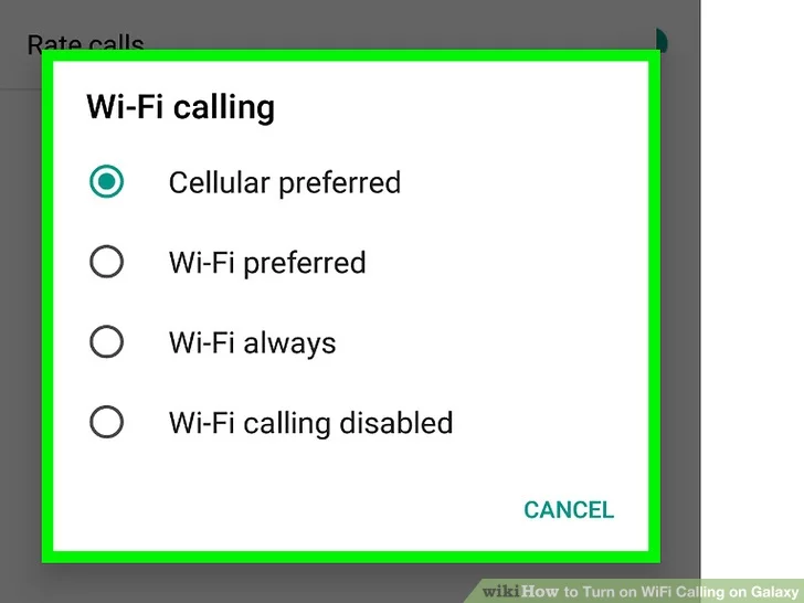 Image titled Turn on WiFi Calling on Galaxy Step 9