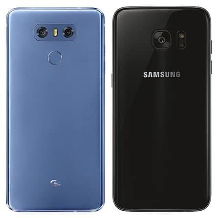 Compare smartphones: LG G6 vs Samsung Galaxy S7 Edge | CameraCreativ.com