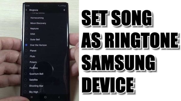How To Set Any Song As Ringtone On Samsung (Android 10) - YouTube
