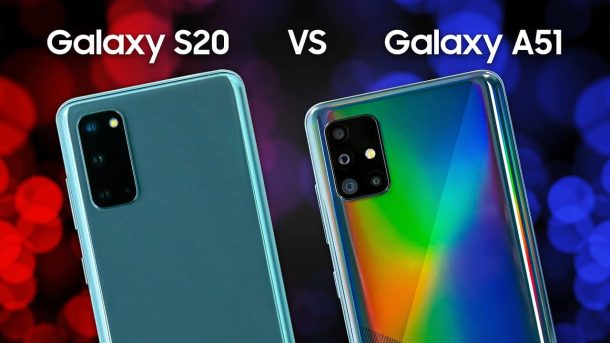 Samsung Galaxy S20 vs Galaxy A51 | Comparison! - YouTube