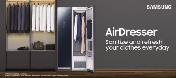 Samsung Launches AirDresser, A Must Have Clothing Care Appliance That Kills  99.9% of Bacteria & Viruses – Samsung Newsroom India