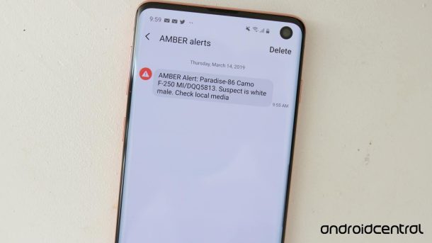 Amber Alert - Galaxy S10
