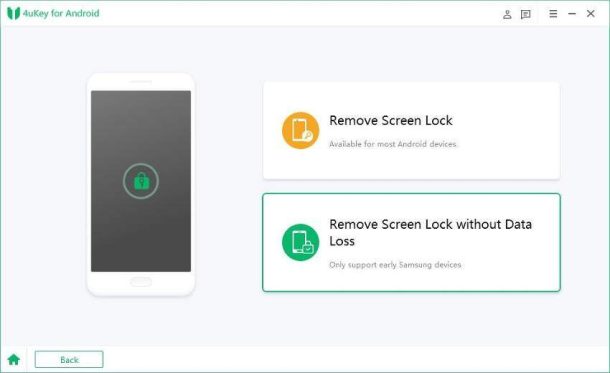 unlock early Samsung lock screen without data loss