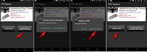 using apk file to bypass samsung j7 google account without pc