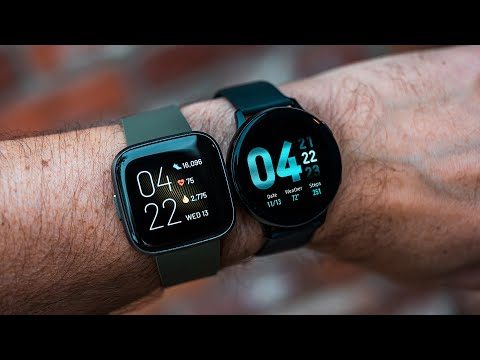 Galaxy Watch Active 2 vs Fitbit Versa 2 - YouTube