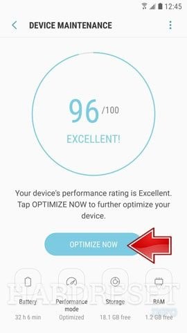 How to perform System Speed Optimization on SAMSUNG Galaxy A20?, how to -  HardReset.info