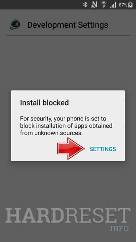 SAMSUNG J700F Galaxy J7 Install blocked