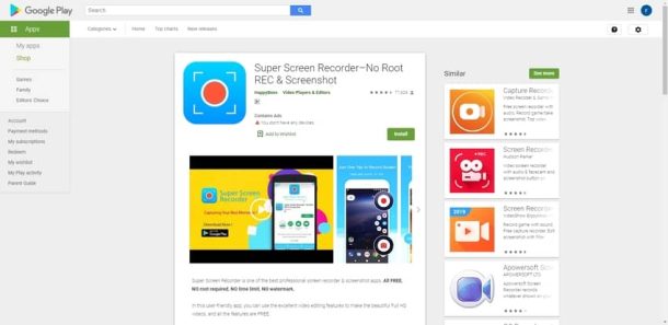 How to Screen Record on Samsung-Super Screen Recorder