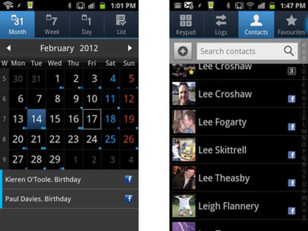 How to make your Samsung Galaxy S2 a social network powerhouse: step 3.1